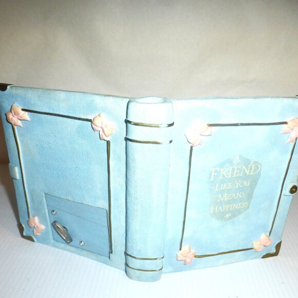 BEST FRIENDS GIFT LOT Musical Book Teddy Bear ANGEL Tree Ornament PLAQUE - Picture 16 of 16